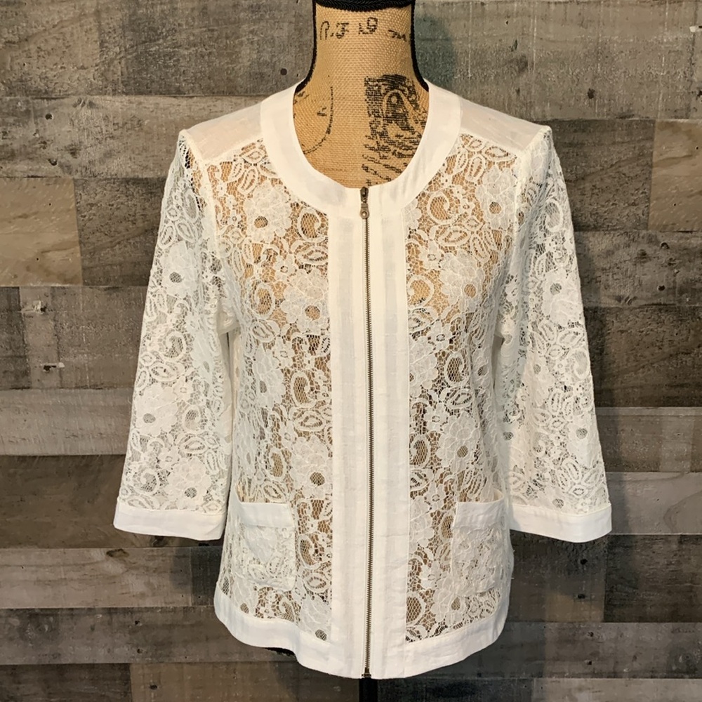 Spense Lace Jacket Size M - Picture 6 of 16